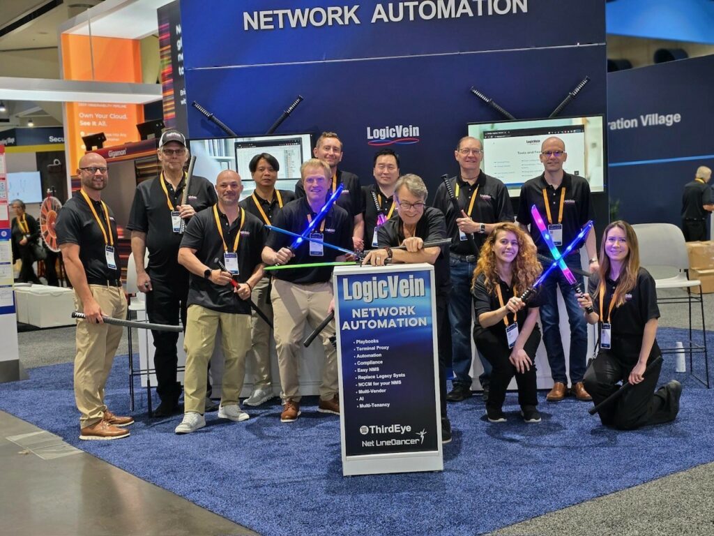 「Cisco Live 2025」での様子。写真はロジックベイン社提供
